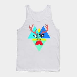 Deer and cow Tank Top